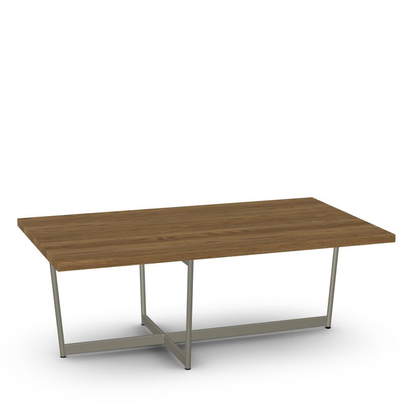 Jill Coffee Table w/ Solid Wood Tabletop