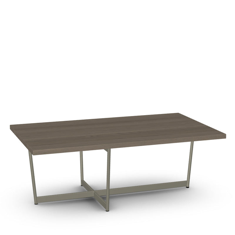 Jill Coffee Table w/ Solid Wood Tabletop