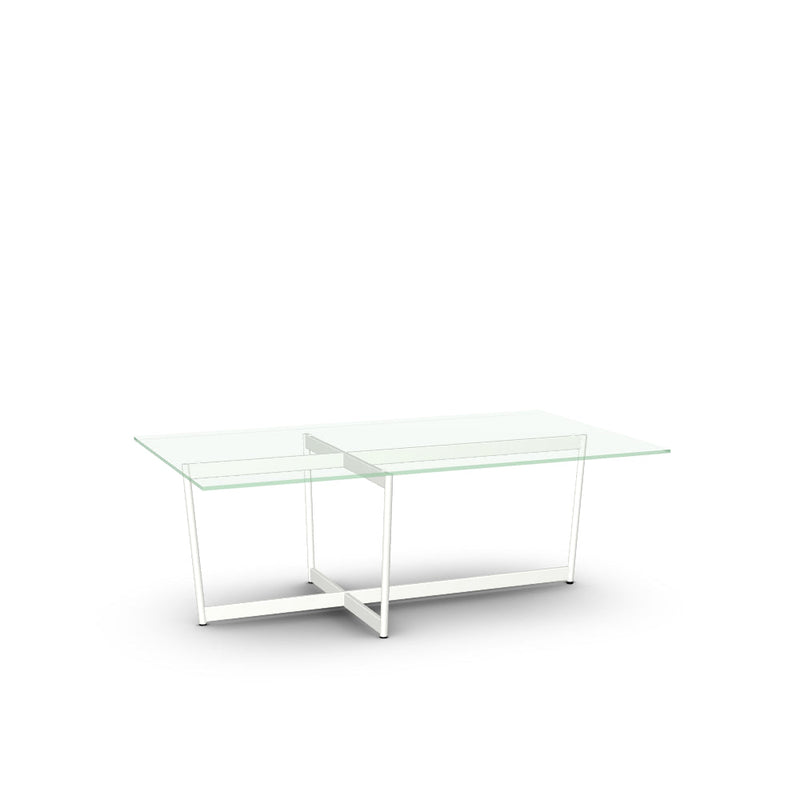 Jill Coffee Table w/ Glass Tabletop