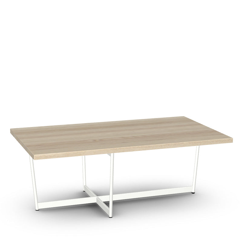 Jill Coffee Table w/ Solid Wood Tabletop