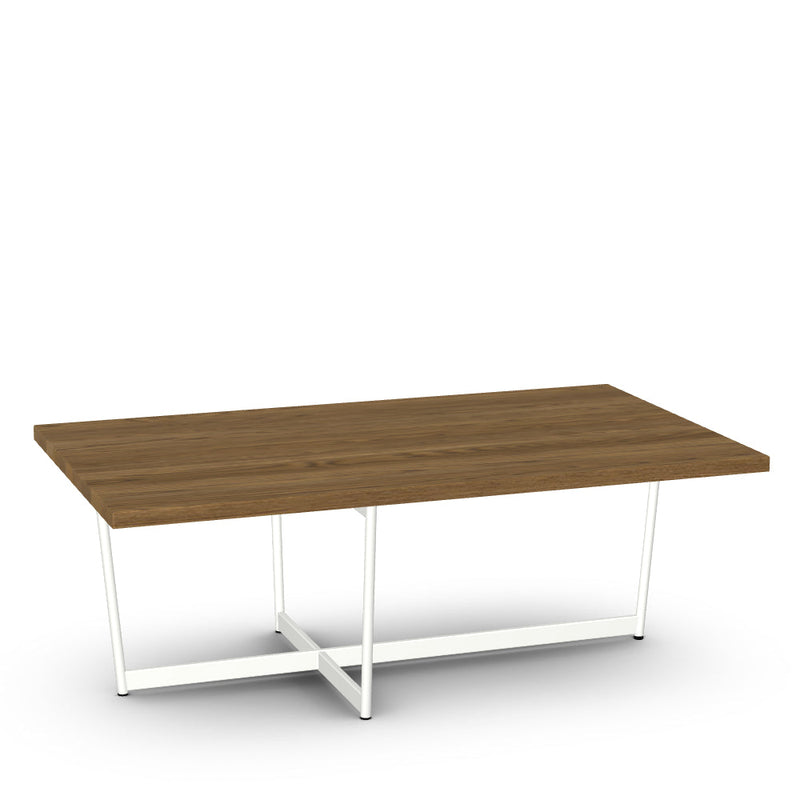 Jill Coffee Table w/ Solid Wood Tabletop