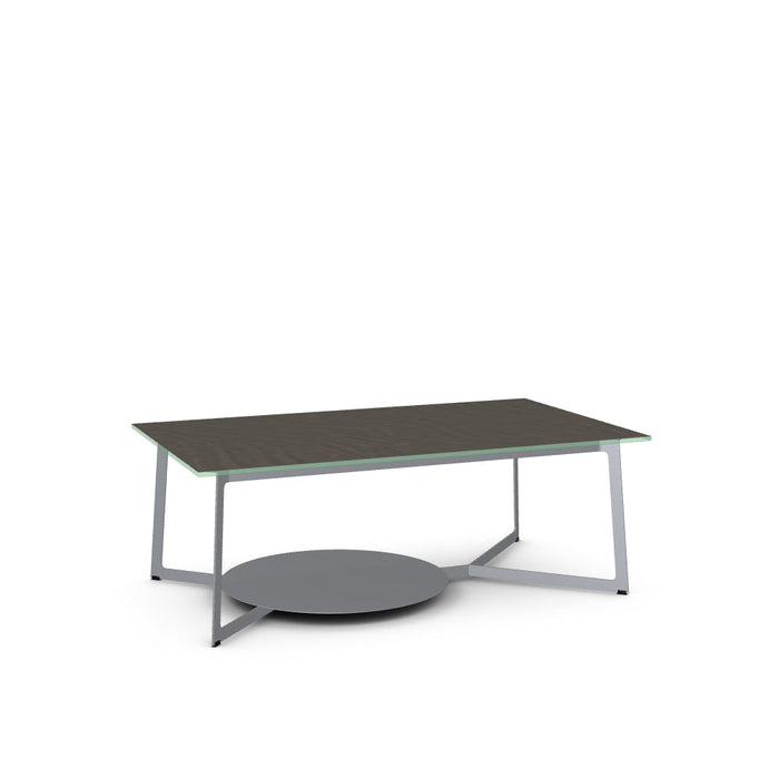 Malloy Coffee Table w/ Starstone Glass Tabletop