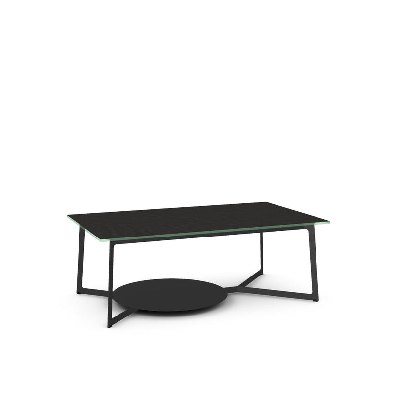 Malloy Coffee Table w/ Starstone Glass Tabletop