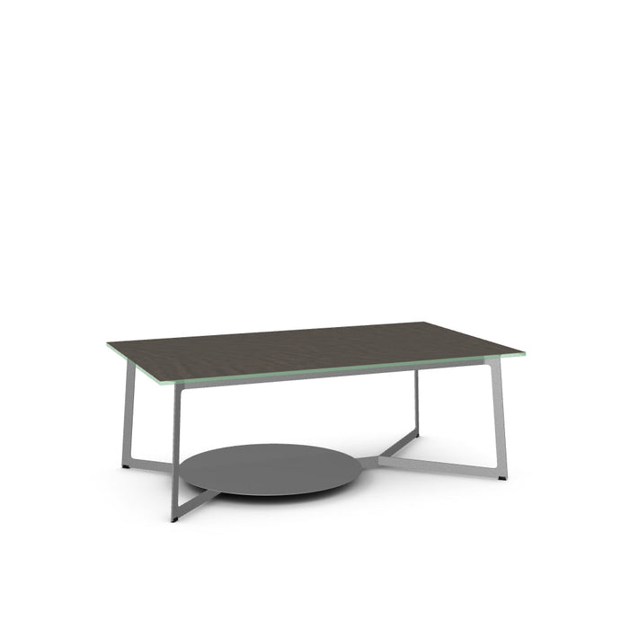 Malloy Coffee Table w/ Starstone Glass Tabletop