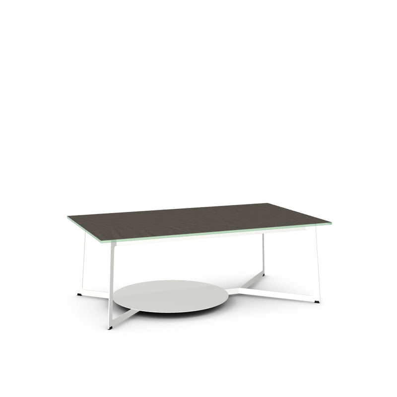 Malloy Coffee Table w/ Starstone Glass Tabletop