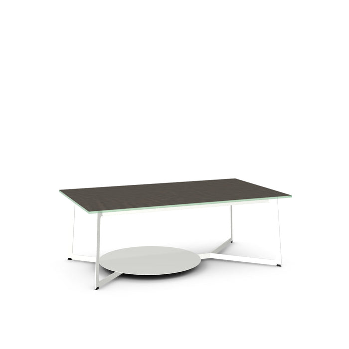 Malloy Coffee Table w/ Starstone Glass Tabletop