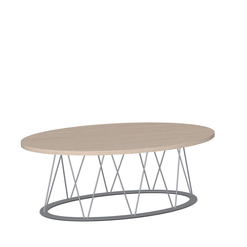 Calypso Coffee Table w/ Wood Veneer Tabletop