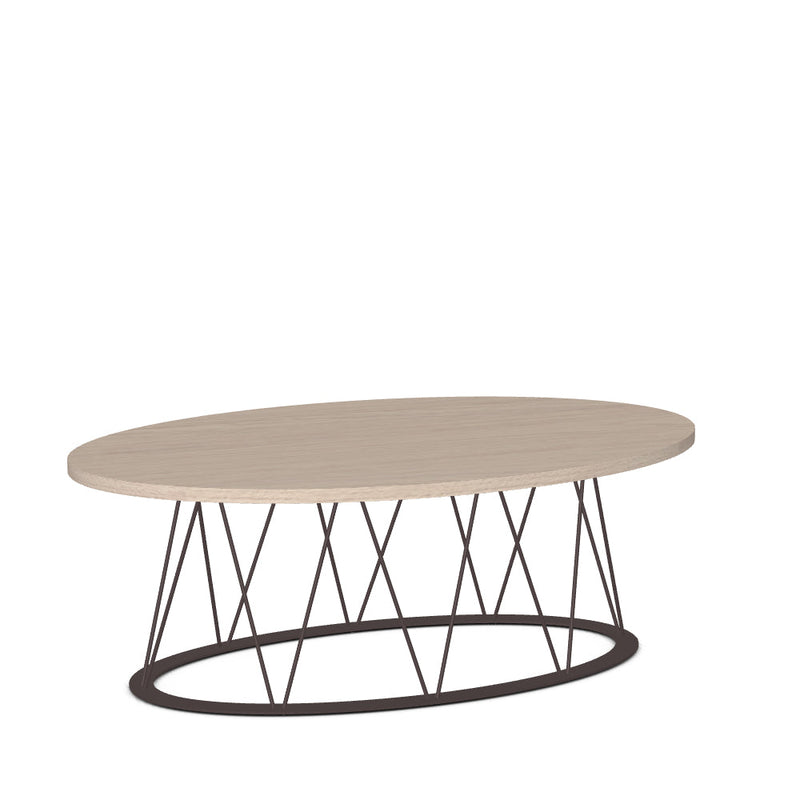 Calypso Coffee Table w/ Wood Veneer Tabletop