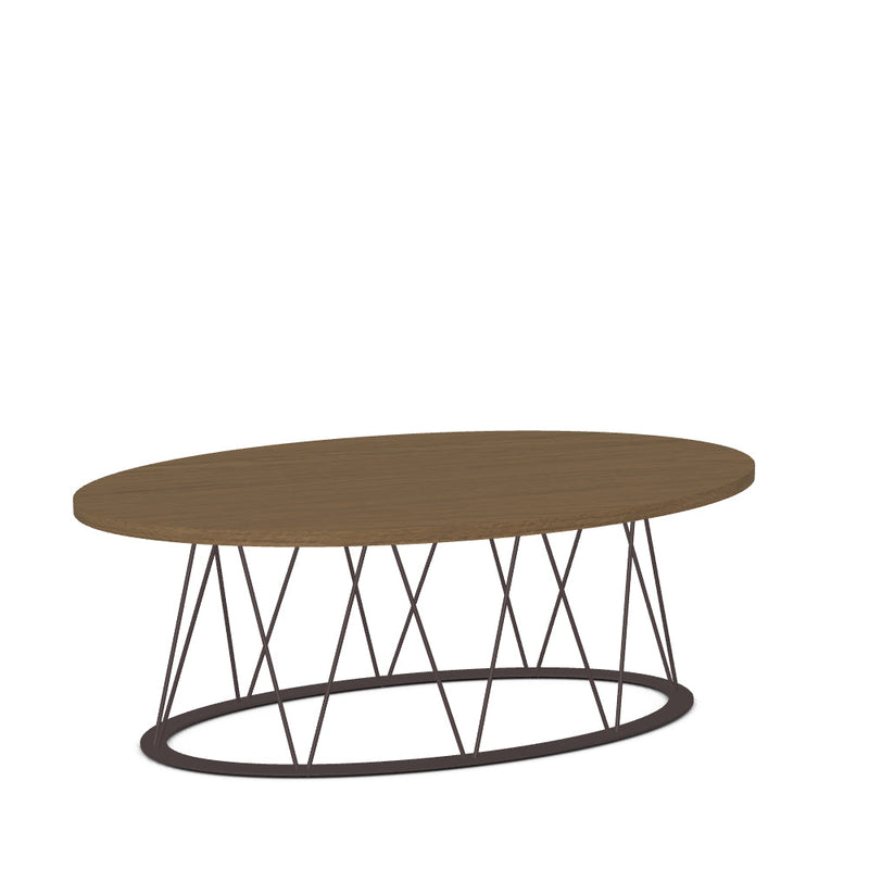Calypso Coffee Table w/ Wood Veneer Tabletop