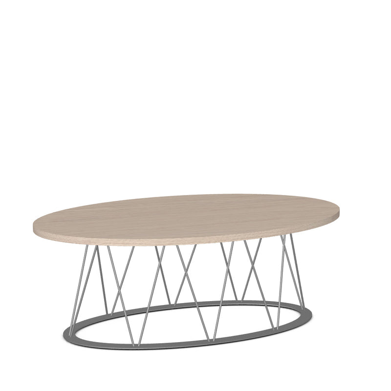Calypso Coffee Table w/ Wood Veneer Tabletop