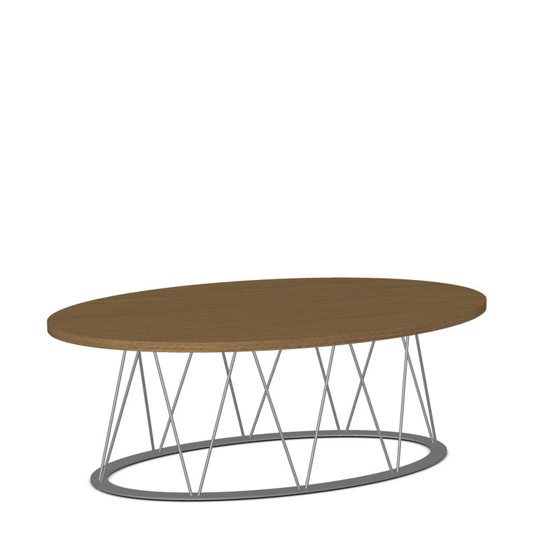 Calypso Coffee Table w/ Wood Veneer Tabletop