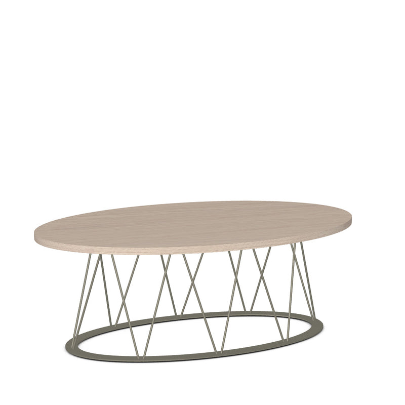 Calypso Coffee Table w/ Wood Veneer Tabletop