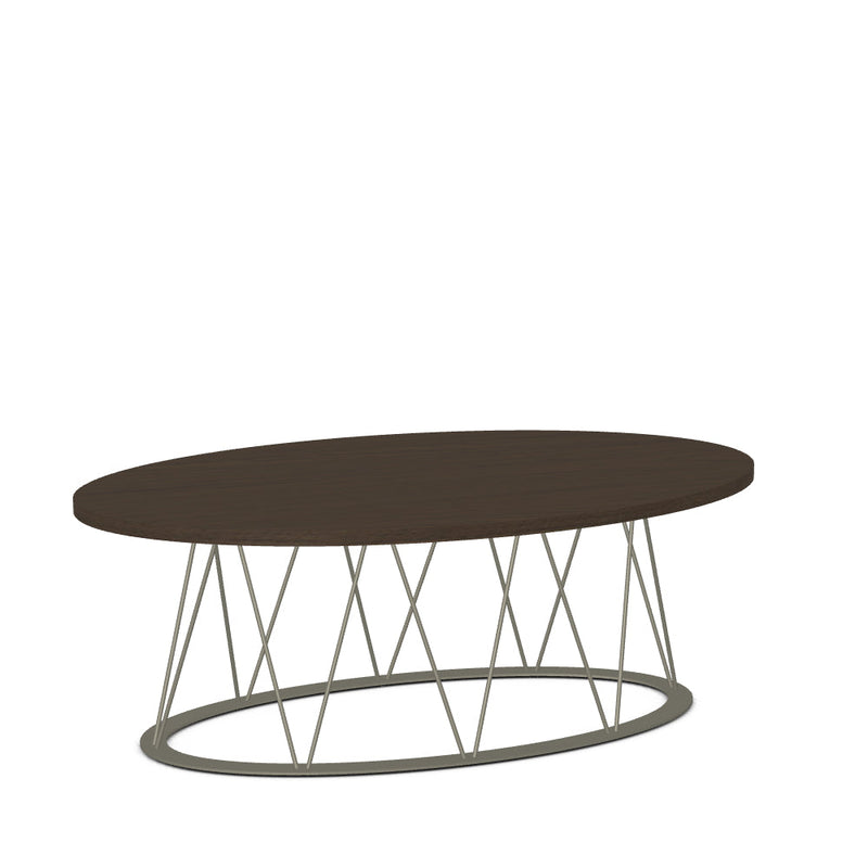 Calypso Coffee Table w/ Wood Veneer Tabletop