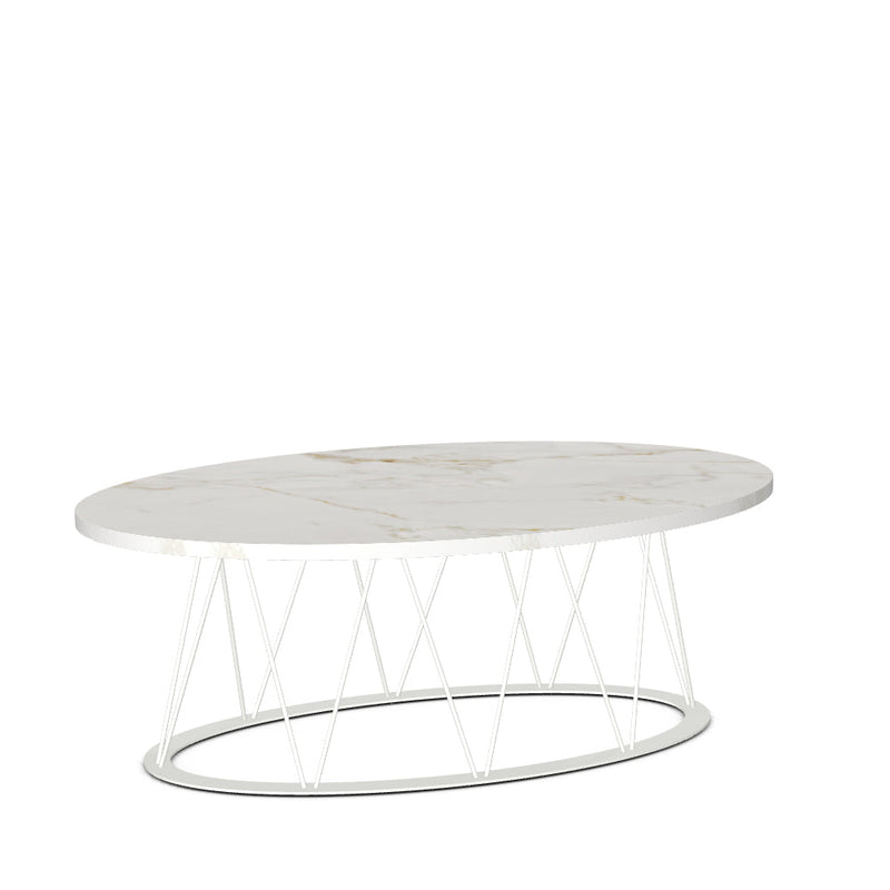 Calypso Coffee Table w/ Thermo Fused Laminate Tabletop