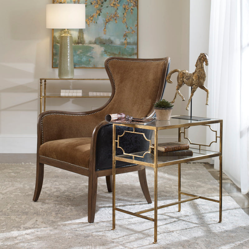 Genell - Side Table - Gold