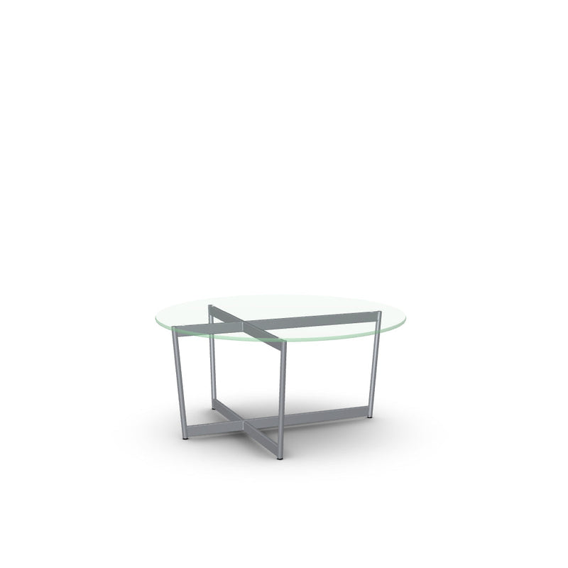 Jill Coffee Table w/ Glass Tabletop