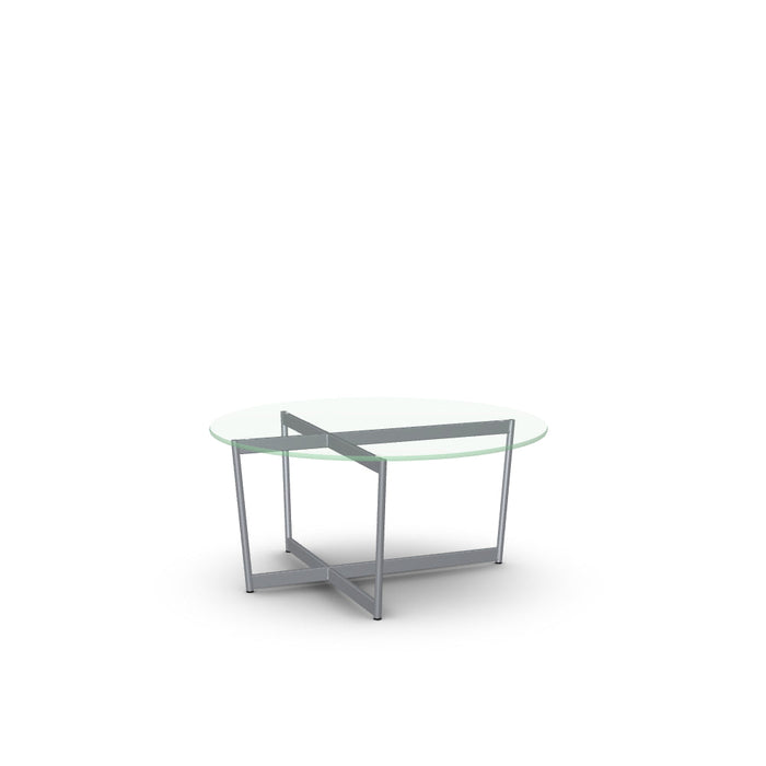 Jill Coffee Table w/ Glass Tabletop