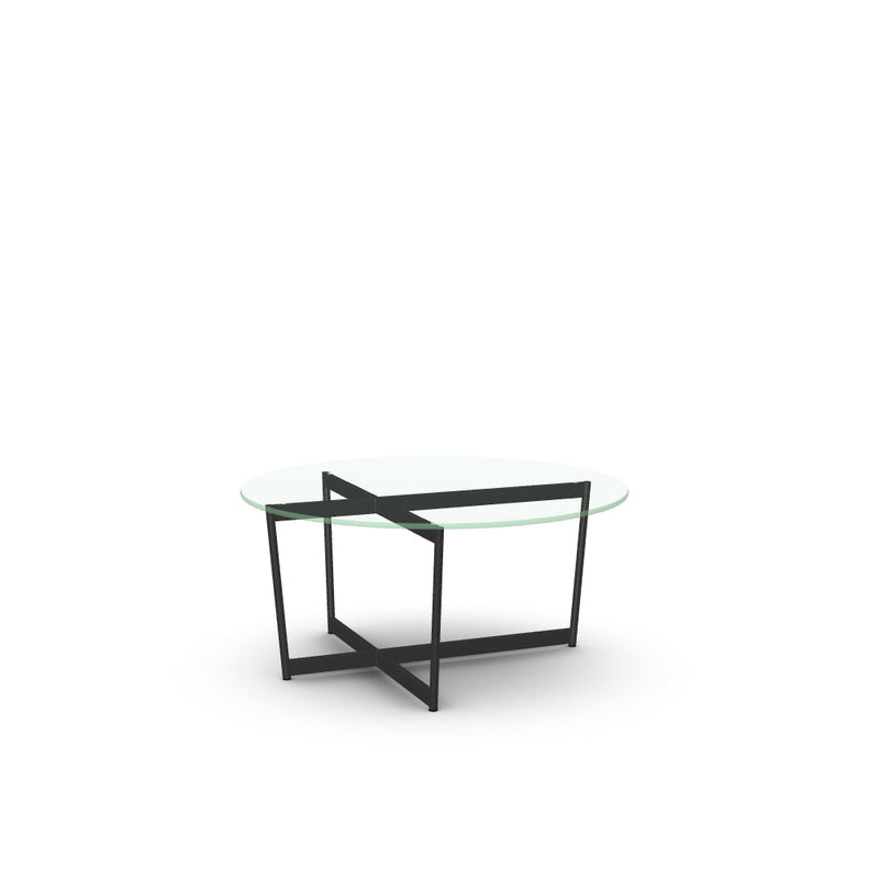 Jill Coffee Table w/ Glass Tabletop
