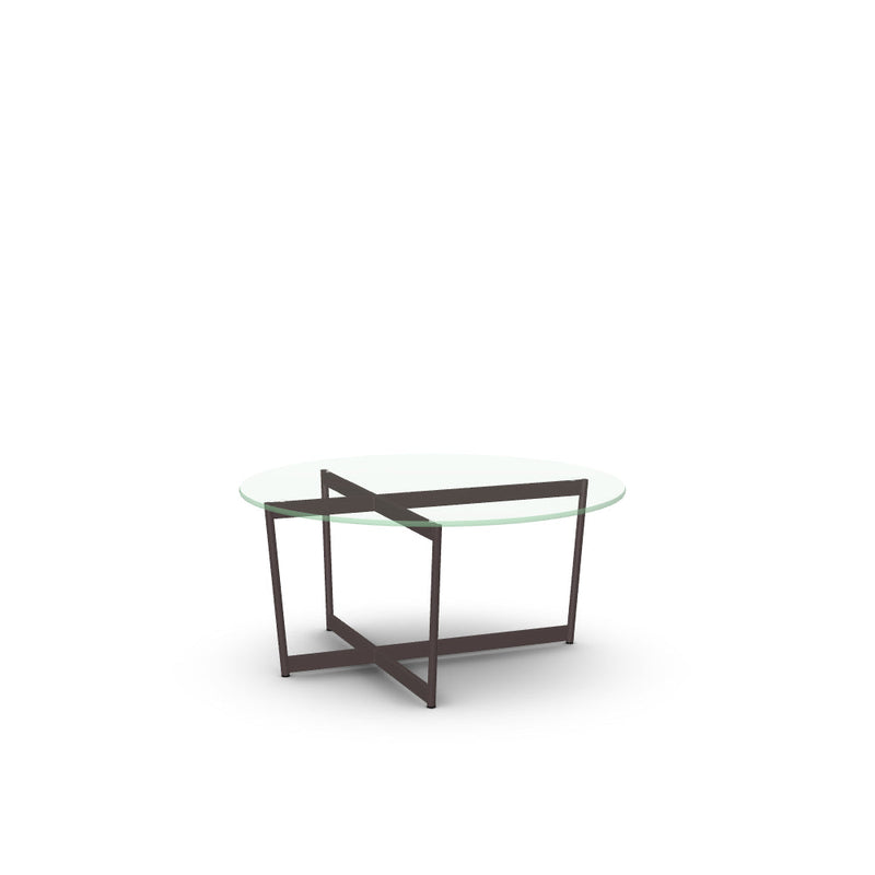 Jill Coffee Table w/ Glass Tabletop