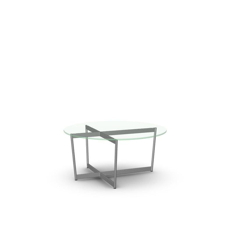 Jill Coffee Table w/ Glass Tabletop