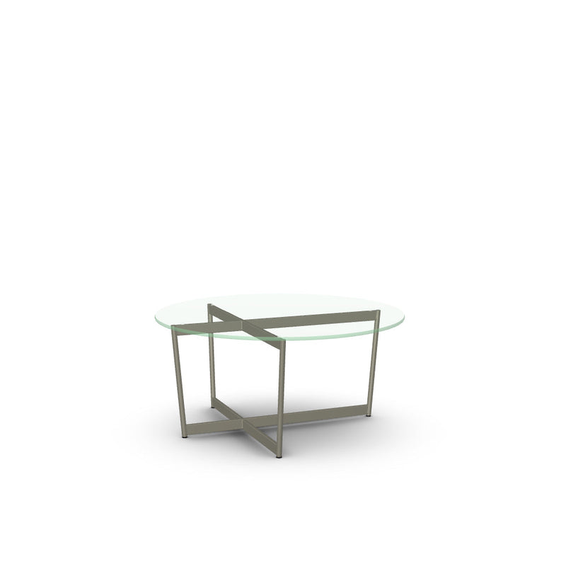 Jill Coffee Table w/ Glass Tabletop