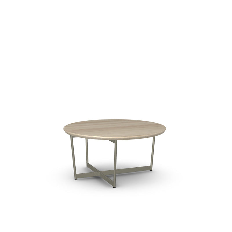 Jill Coffee Table w/ Solid Wood Tabletop