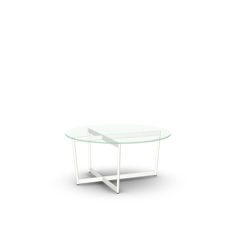 Jill Coffee Table w/ Glass Tabletop