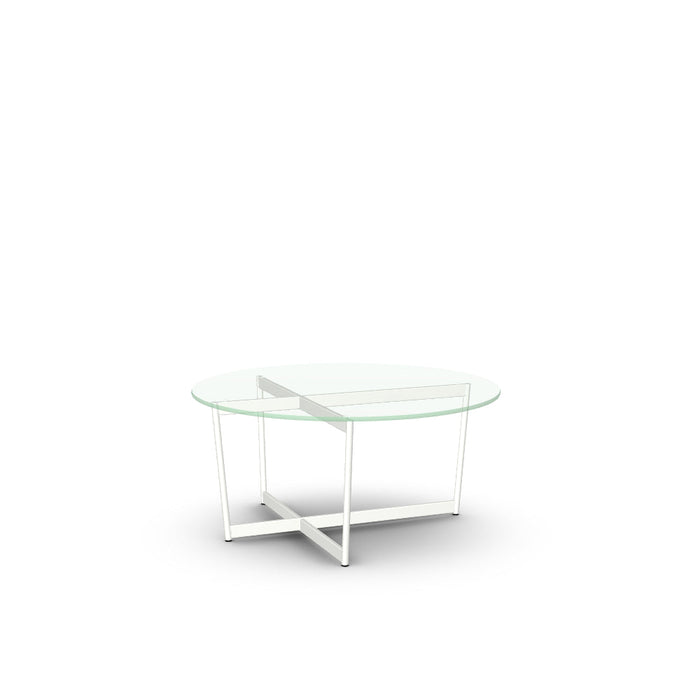 Jill Coffee Table w/ Glass Tabletop