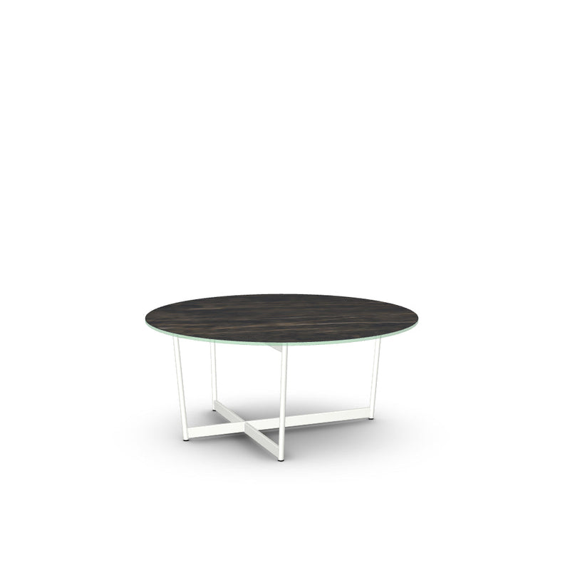 Jill Coffee Table w/ Italian Porcelain Glass Tabletop