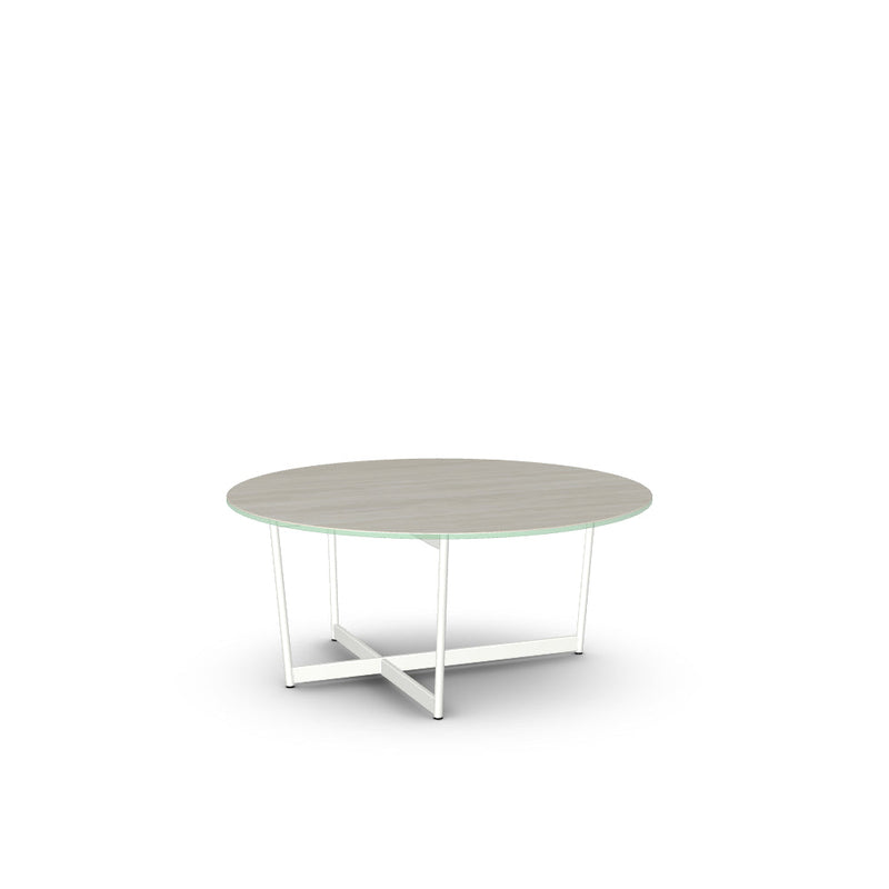 Jill Coffee Table w/ Italian Porcelain Glass Tabletop
