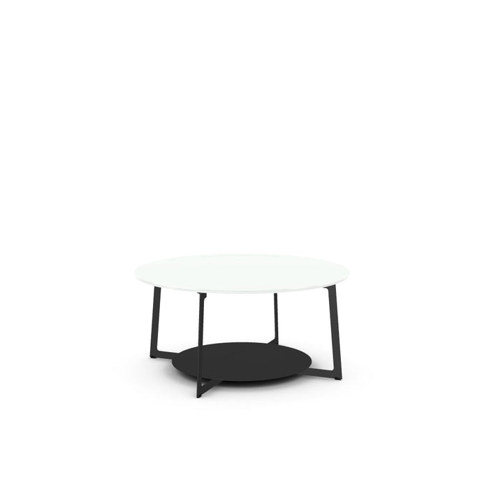 Malloy Coffee Table w/ Glass Tabletop