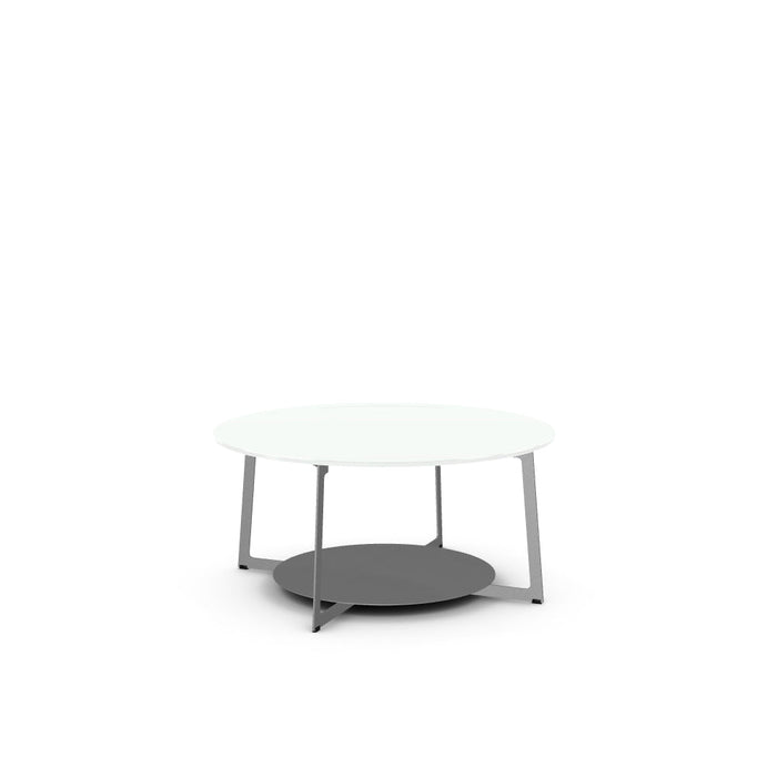 Malloy Coffee Table w/ Glass Tabletop