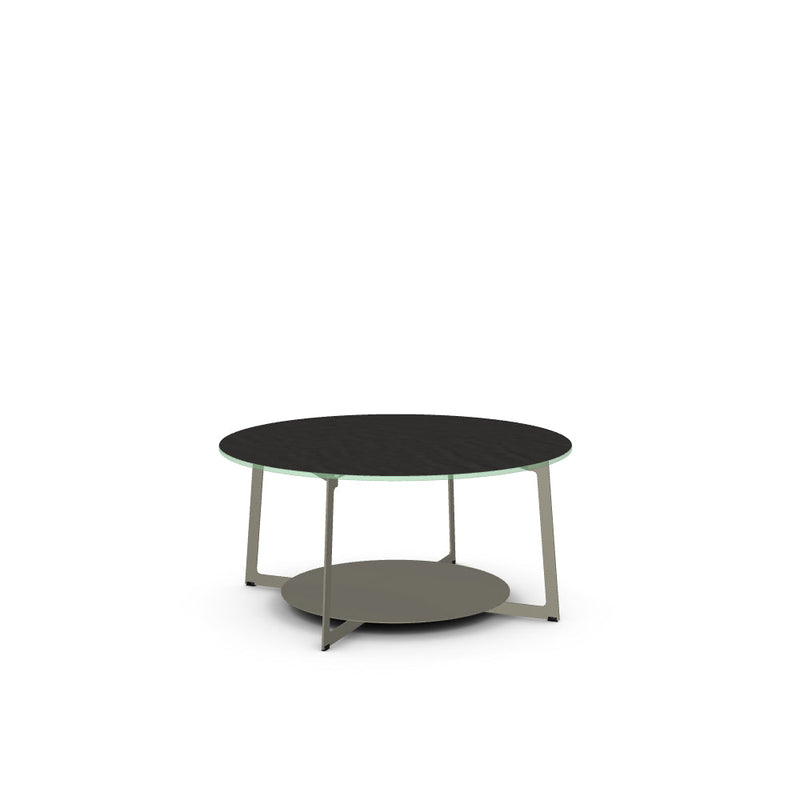 Malloy Coffee Table w/ Starstone Glass Tabletop