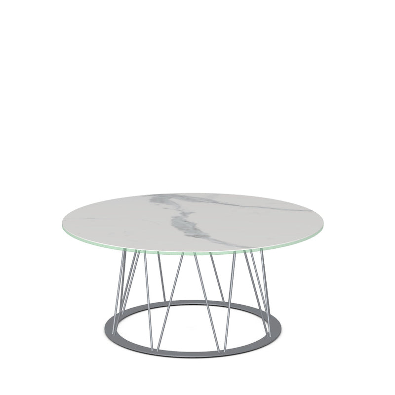 Calypso Coffee Table w/ Italian Porcelain Tabletop