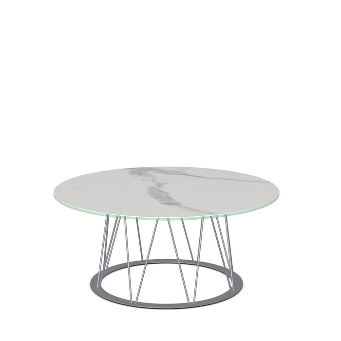 Calypso Coffee Table w/ Italian Porcelain Tabletop