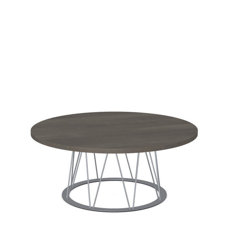 Calypso Coffee Table w/ Solid Wood Tabletop