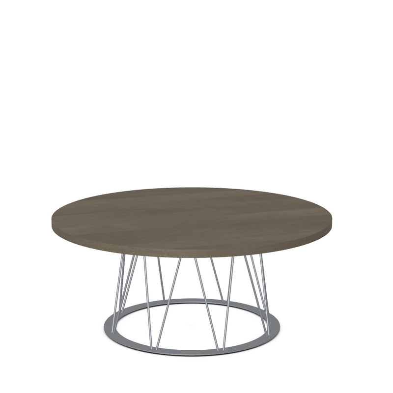 Calypso Coffee Table w/ Wood Veneer Tabletop