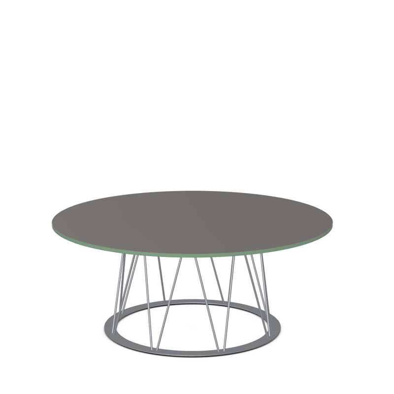 Calypso Coffee Table w/ Glass Tabletop