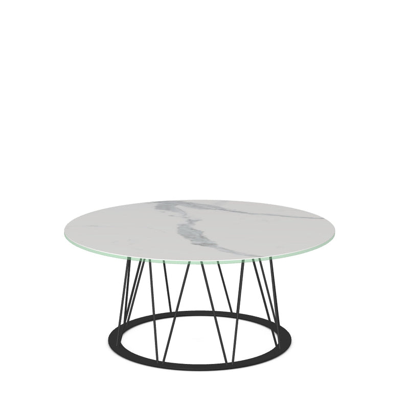 Calypso Coffee Table w/ Italian Porcelain Tabletop