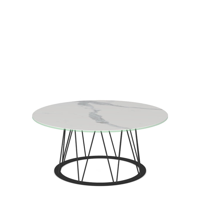 Calypso Coffee Table w/ Italian Porcelain Tabletop