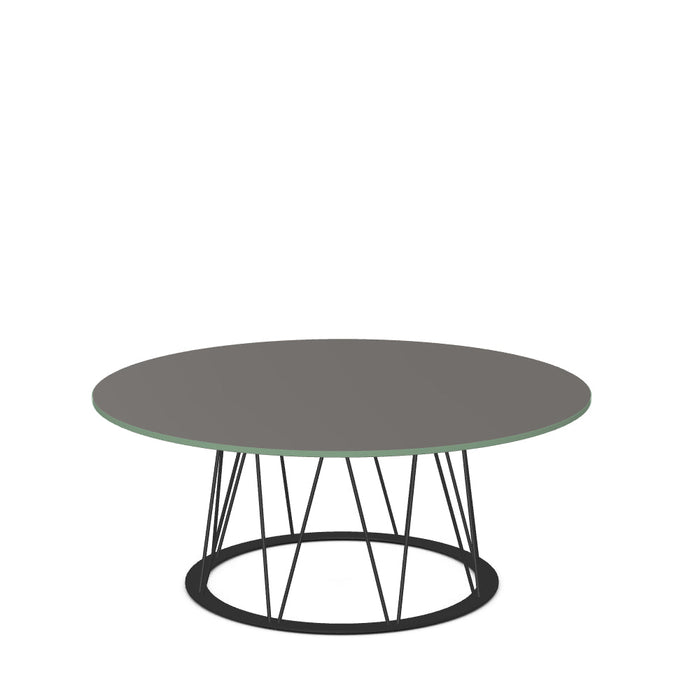 Calypso Coffee Table w/ Glass Tabletop