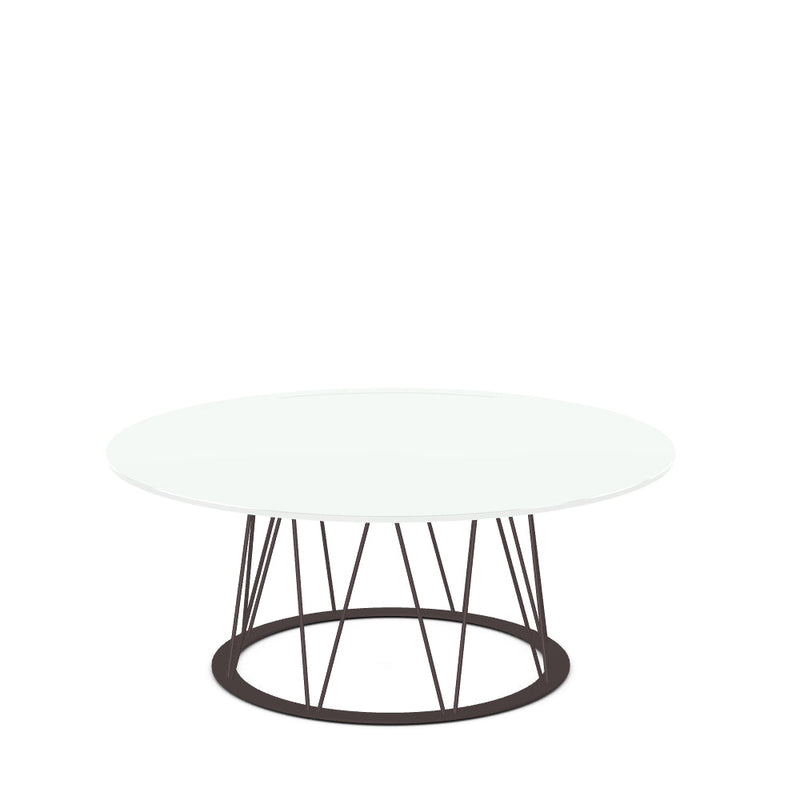 Calypso Coffee Table w/ Glass Tabletop