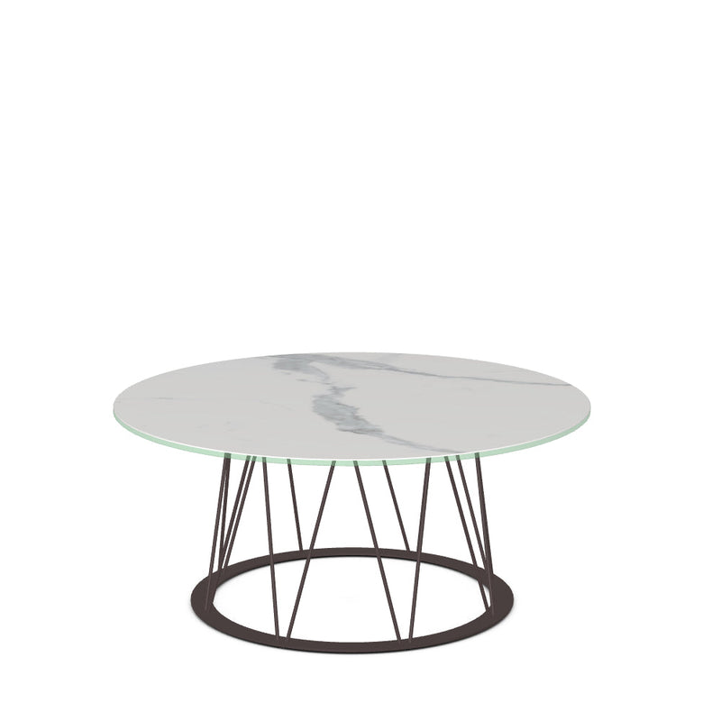 Calypso Coffee Table w/ Italian Porcelain Tabletop
