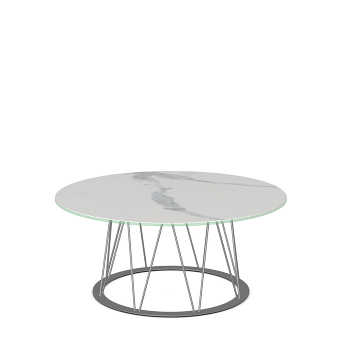 Calypso Coffee Table w/ Italian Porcelain Tabletop