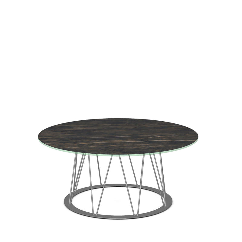 Calypso Coffee Table w/ Italian Porcelain Tabletop