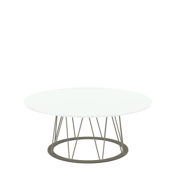 Calypso Coffee Table w/ Glass Tabletop
