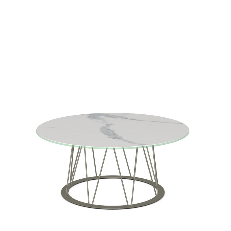 Calypso Coffee Table w/ Italian Porcelain Tabletop