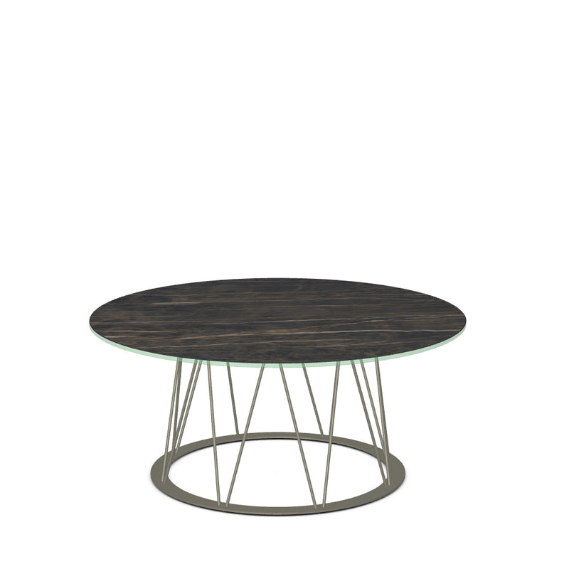 Calypso Coffee Table w/ Italian Porcelain Tabletop