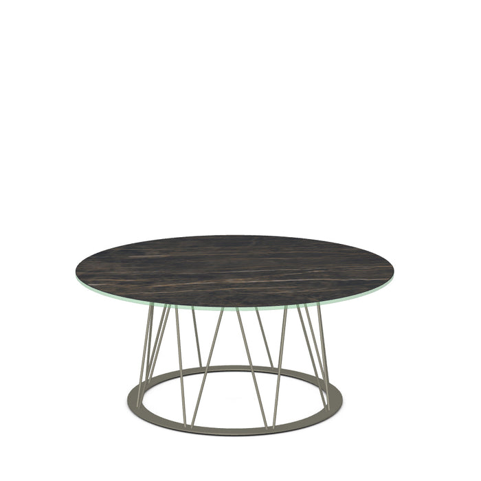 Calypso Coffee Table w/ Italian Porcelain Tabletop