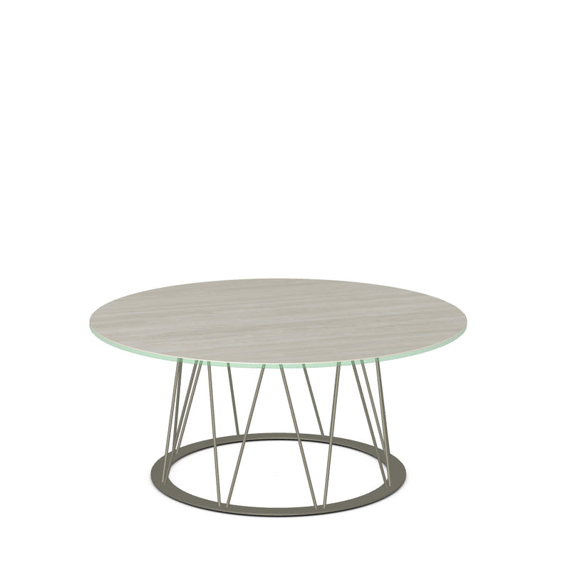Calypso Coffee Table w/ Italian Porcelain Tabletop